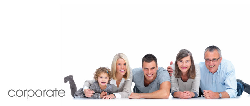 corporate information banner